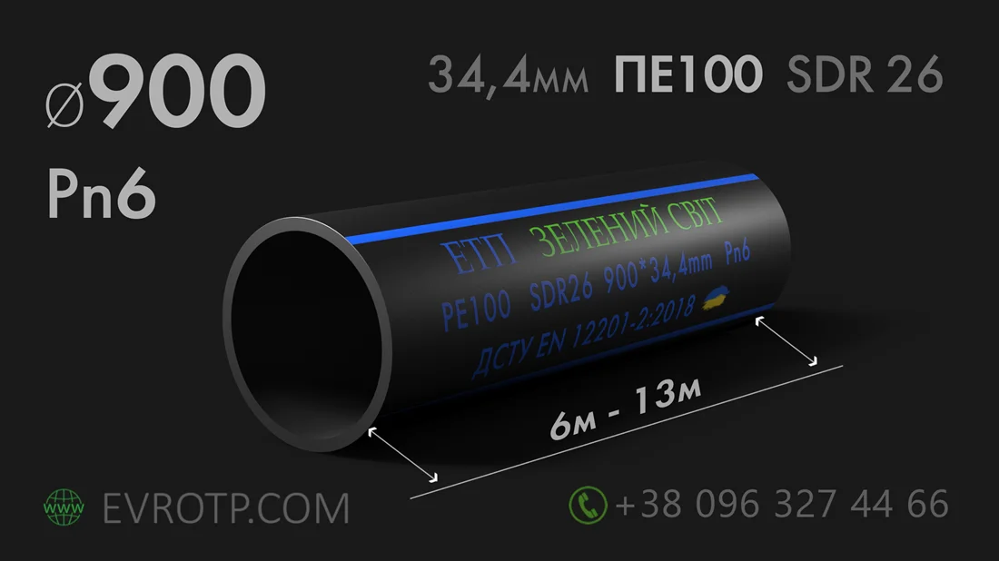 Водяна труба 900 